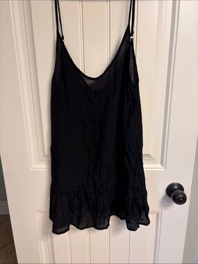 Hurley Black Women's Lightweight Dress with Spaghetti Straps